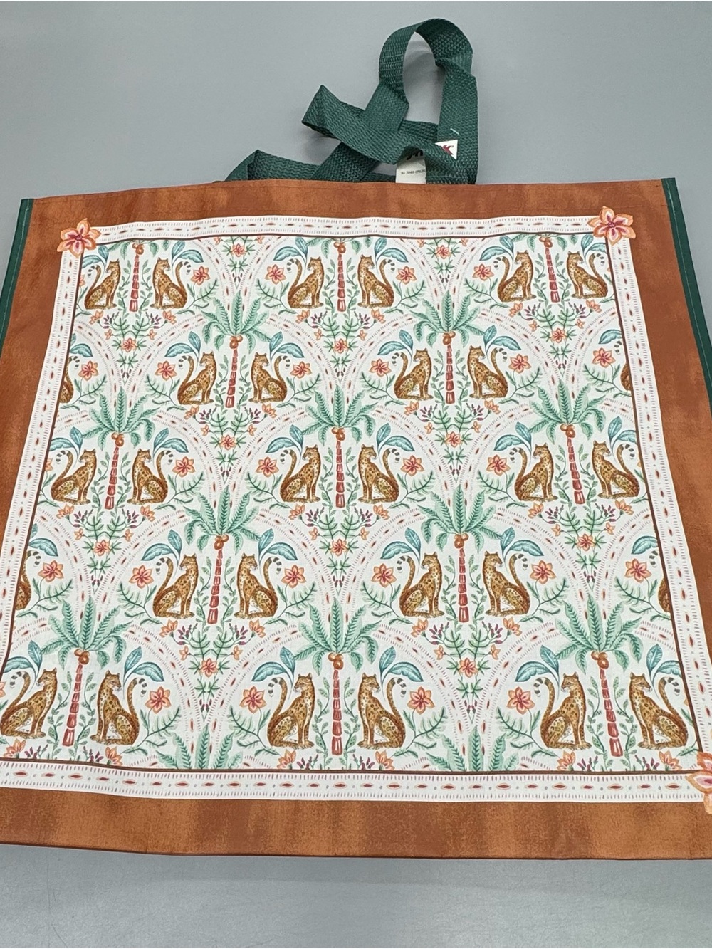 Reusable Tote Bag in Brown and Green. Marshall’s, TJMax, HomeGoods